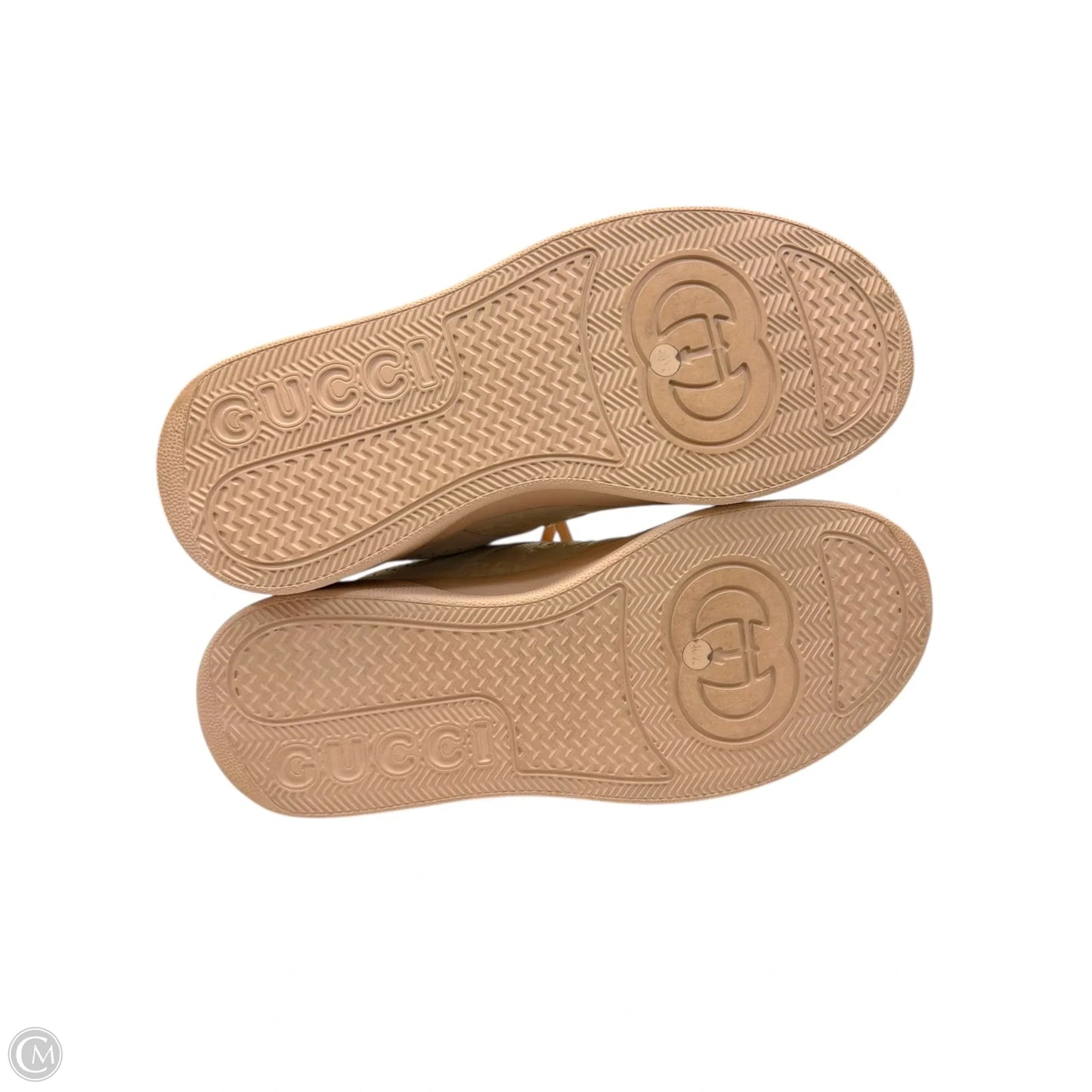 Shoes Luxury Designer By Gucci In White, Size: 10