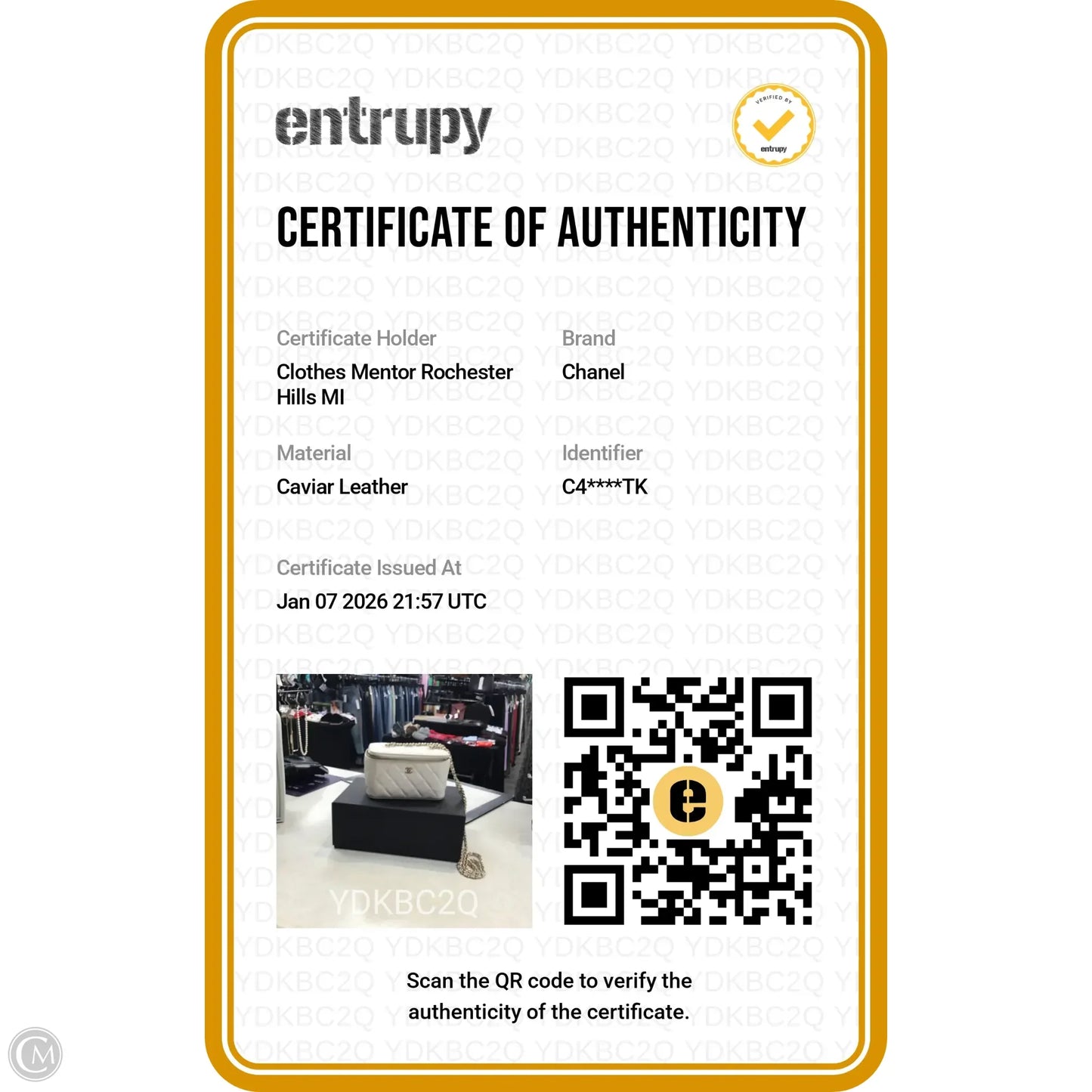 Crossbody Luxury Designer By Chanel, Size: Small