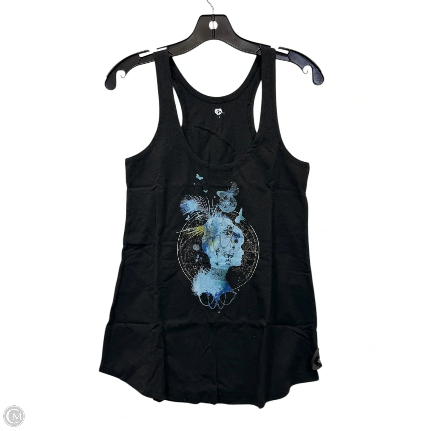 Top Sleeveless By Color Recipe In Black & Blue, Size: S