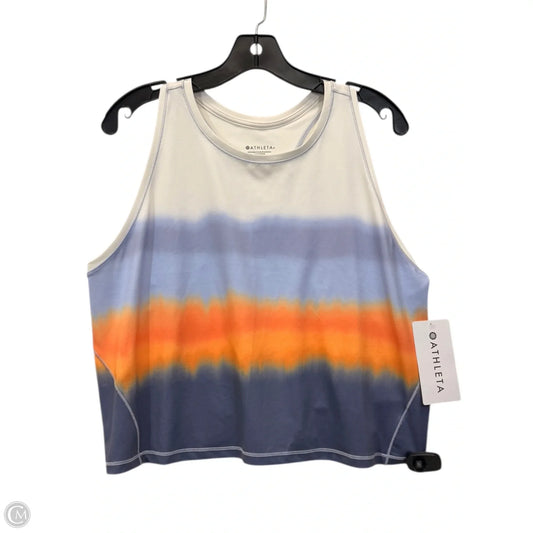 Athletic Tank Top By Athleta In Multi-colored, Size: 2x