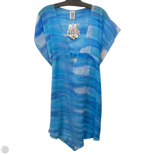 Swimwear Cover-up By Becca In Blue, Size: M
