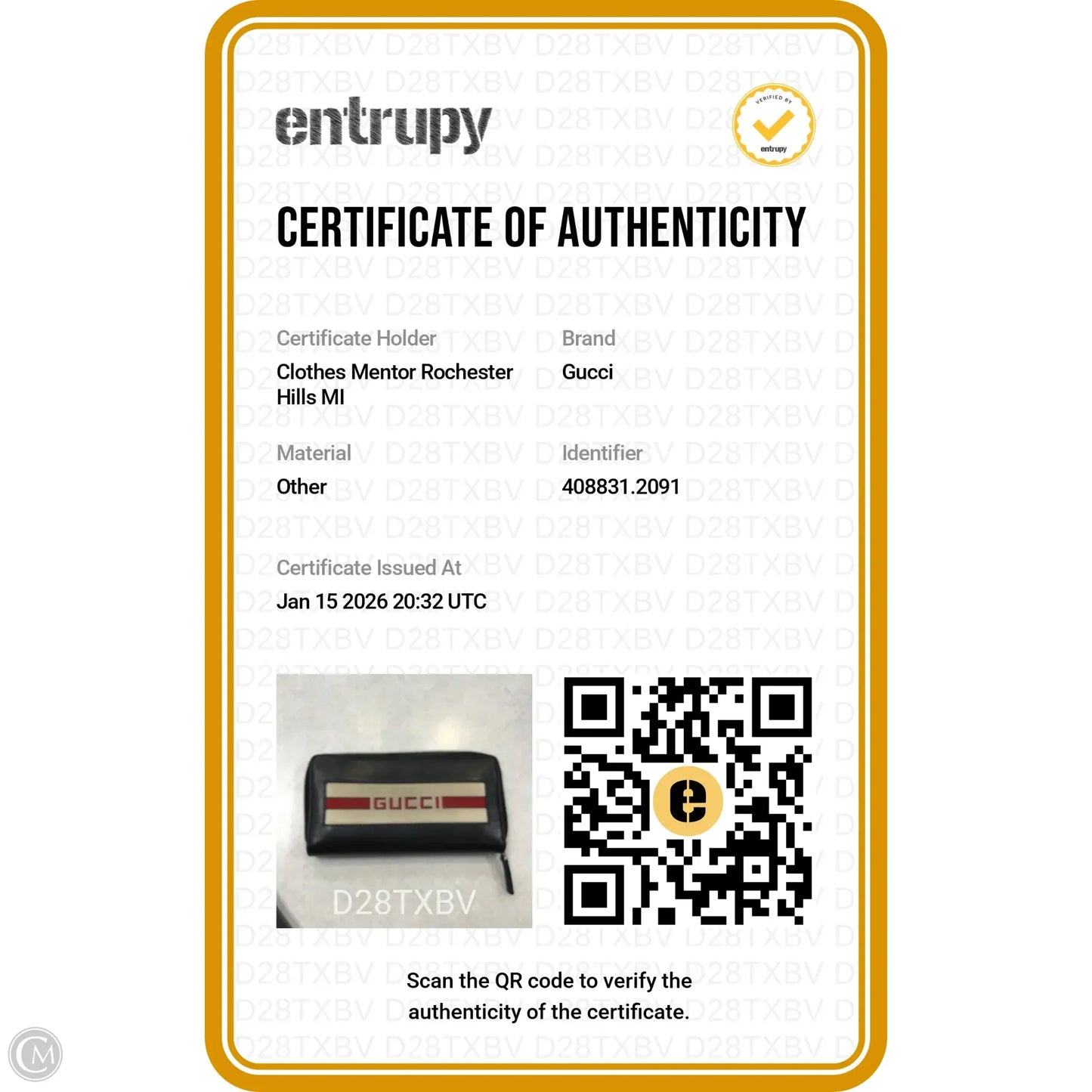 Wallet Luxury Designer By Gucci, Size: Medium