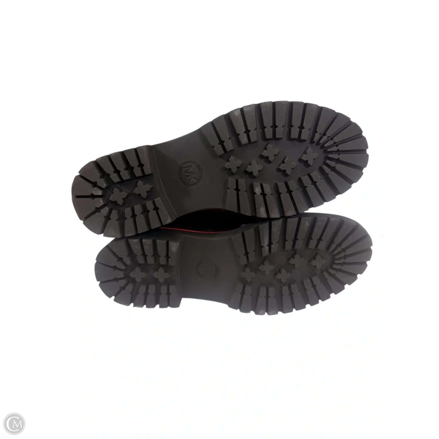 Boots Designer By Michael Kors In Brown & Orange, Size: 7.5