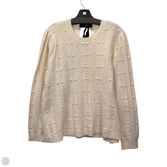Sweater By Loft In Cream, Size: Xl