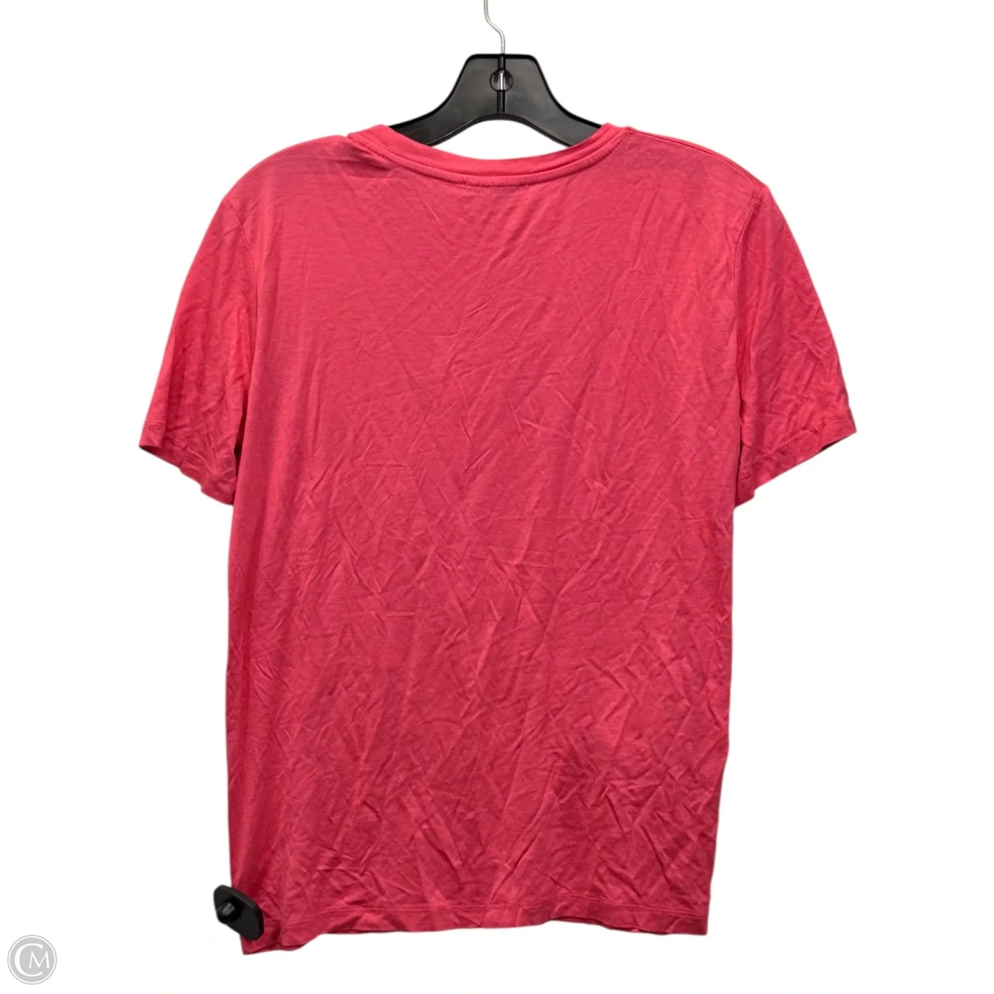 Top Short Sleeve Basic By Zara In Pink, Size: L