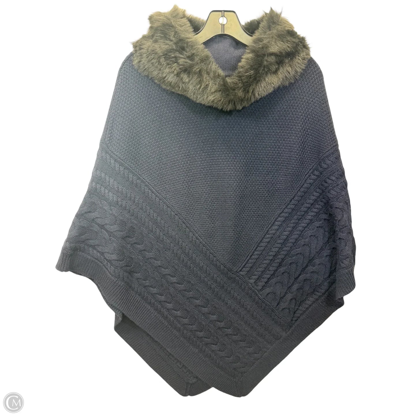 Poncho By Talbots In Navy, Size: M