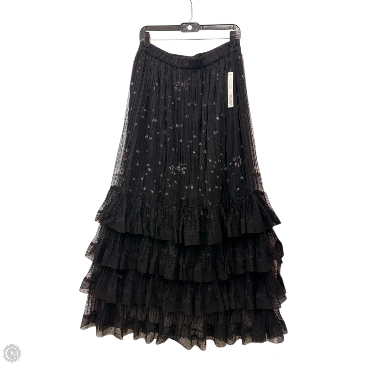 Skirt Maxi By Anthropologie In Black, Size: M