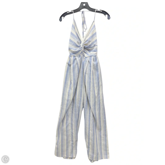 Jumpsuit By Altard State In Blue & White, Size: L