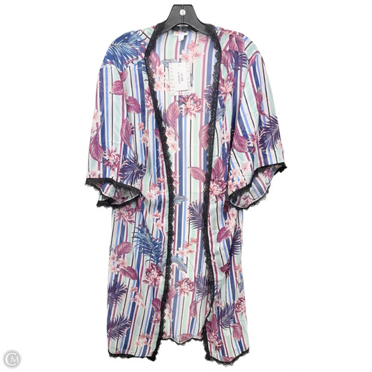 Swimwear Cover-up By Lularoe In Floral Print, Size: S
