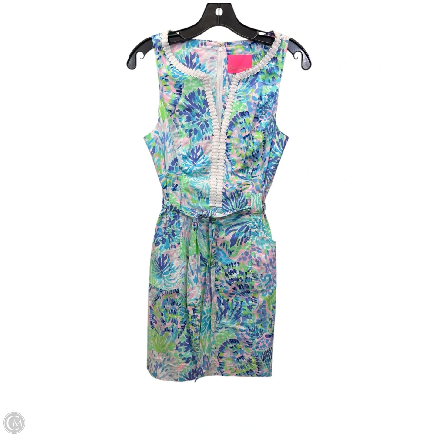 Dress Designer By Lilly Pulitzer In Blue & Purple, Size: Xs