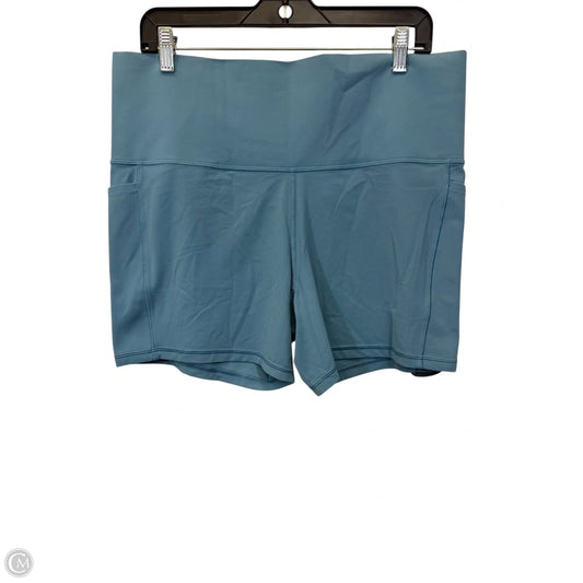 Athletic Shorts By Athleta In Blue, Size: 2x