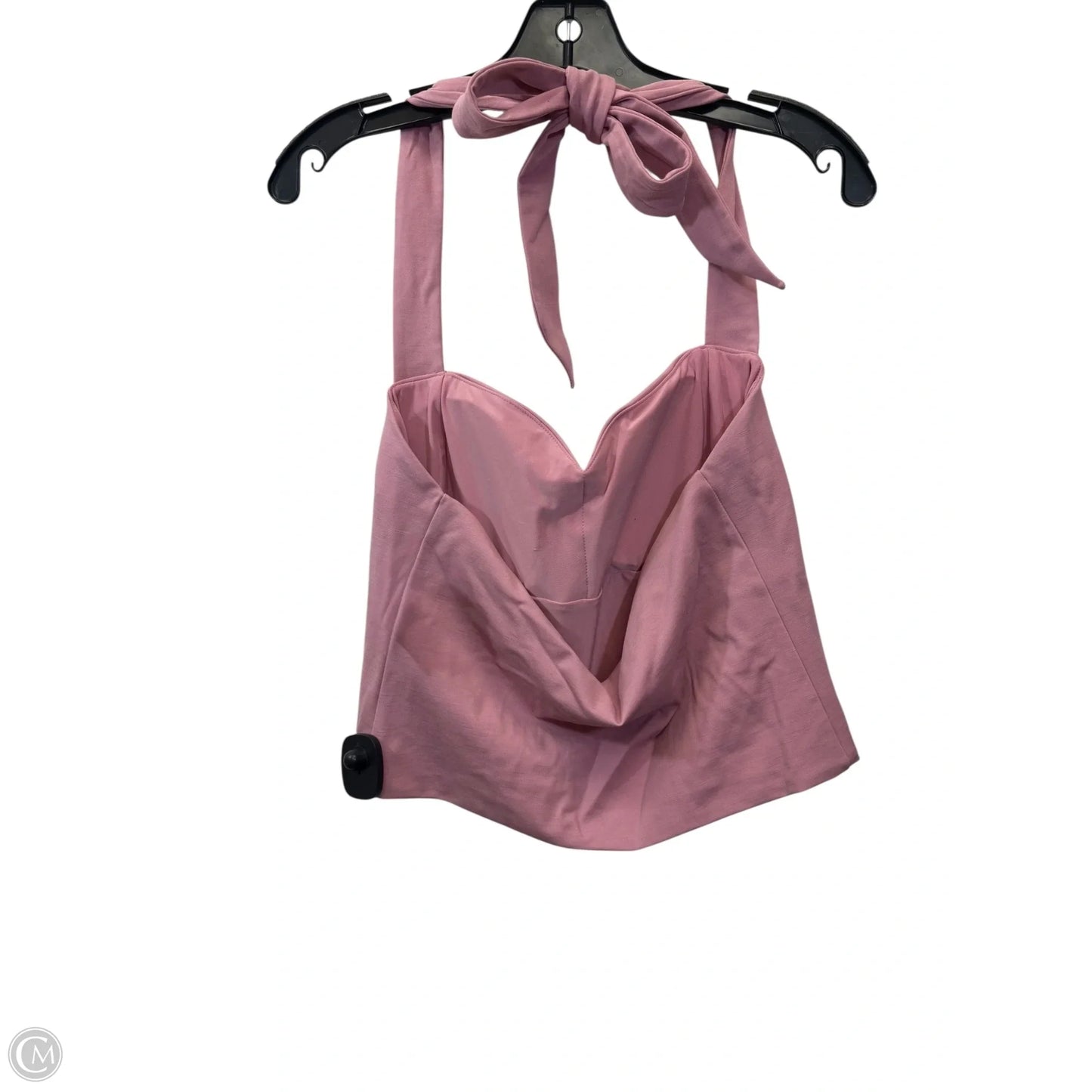 Top Sleeveless By Express In Pink, Size: L