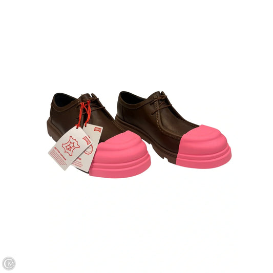 Shoes Flats By Camper In Brown & Pink, Size: 8.5