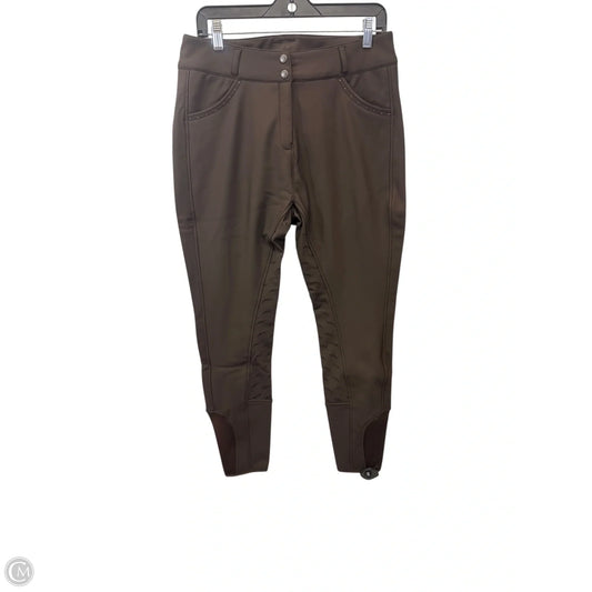 Athletic Pants By Good Rider In Brown, Size: 12