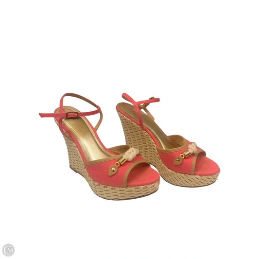 Sandals Designer By Lilly Pulitzer In Pink, Size: 8