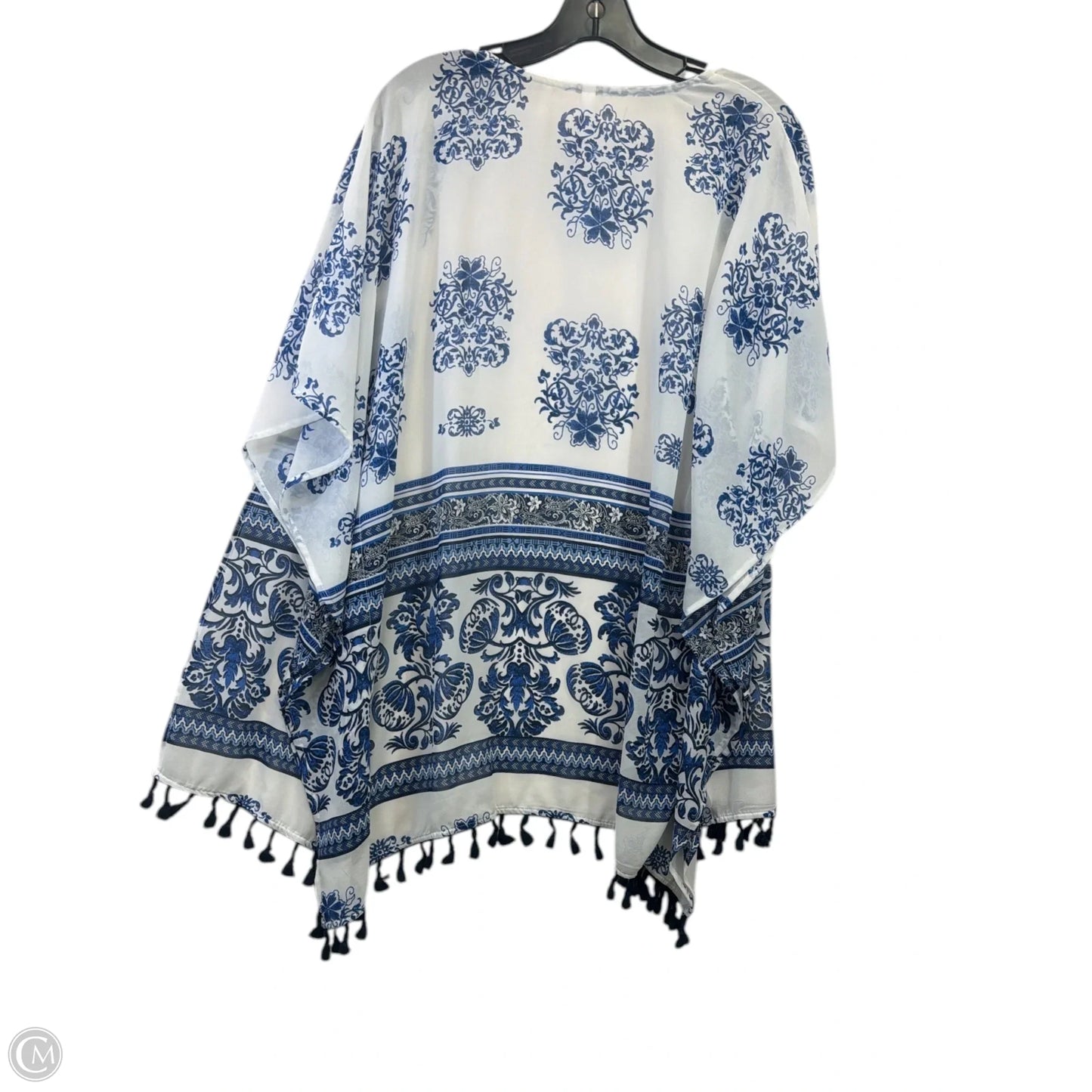 Swimwear Cover-up By Xhilaration In Blue & White, Size: Xs