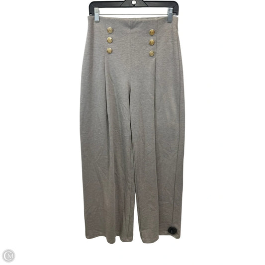 Pants Wide Leg By Zara In Taupe, Size: M
