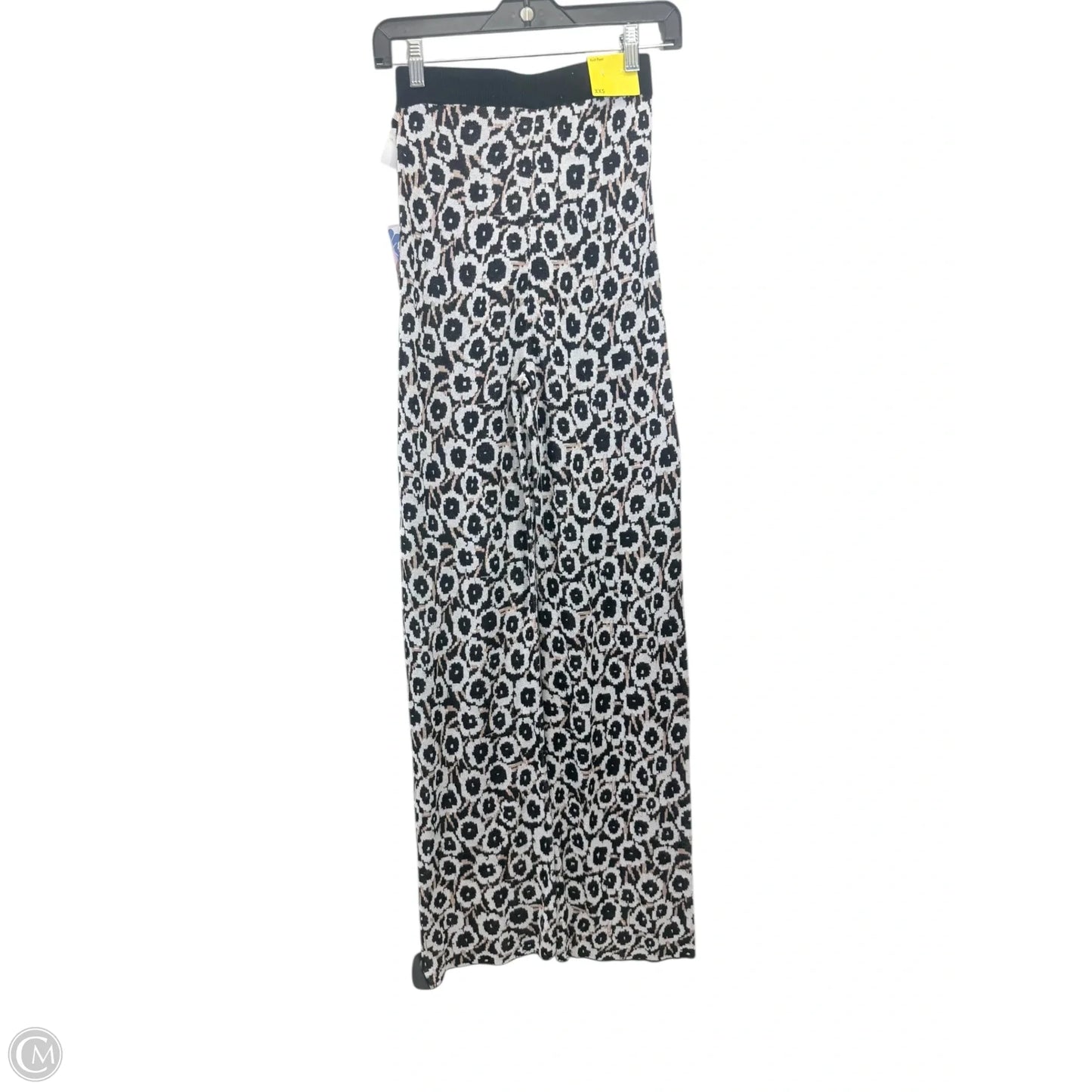 Pants Designer By Diane Von Furstenberg In Black & Brown, Size: Xxs