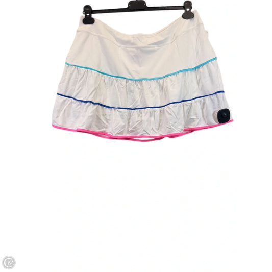 Skort Designer By Lilly Pulitzer In White, Size: Xl