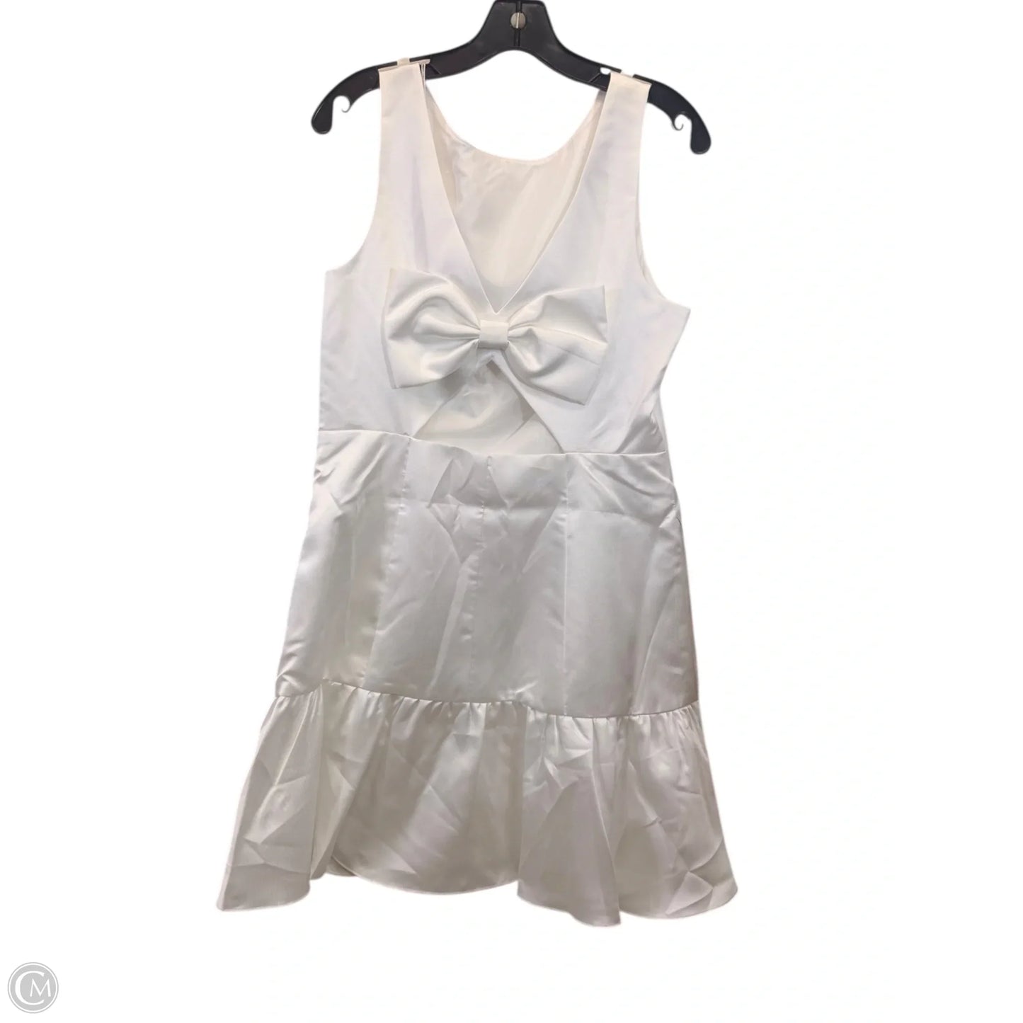 Dress Casual Midi By Adrianna Papell In White, Size: L