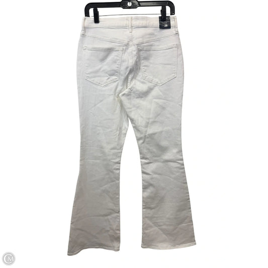 Jeans Flared By J. Crew In White, Size: 6
