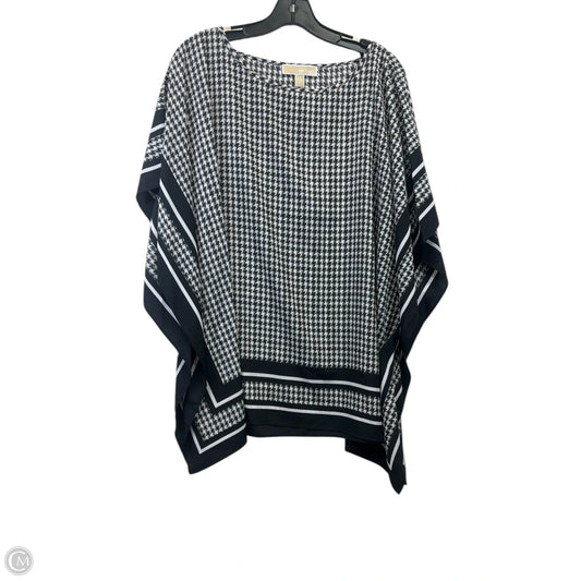 Swimwear Cover-up By Michael By Michael Kors In Black & White, Size: L