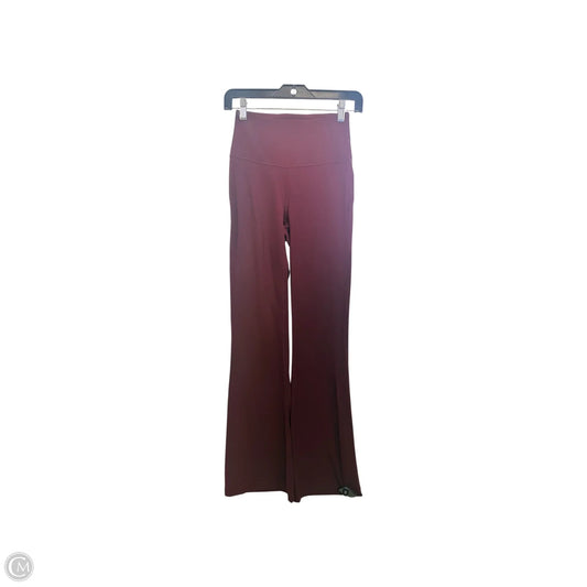 Athletic Leggings By Lululemon In Maroon, Size: 4