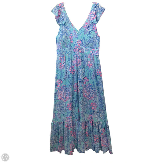 Dress Designer By Lilly Pulitzer In Blue & Pink, Size: Xl