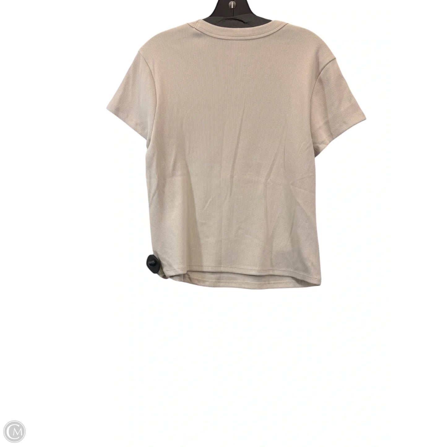 Top Short Sleeve Basic By Old Navy In Taupe, Size: Xl