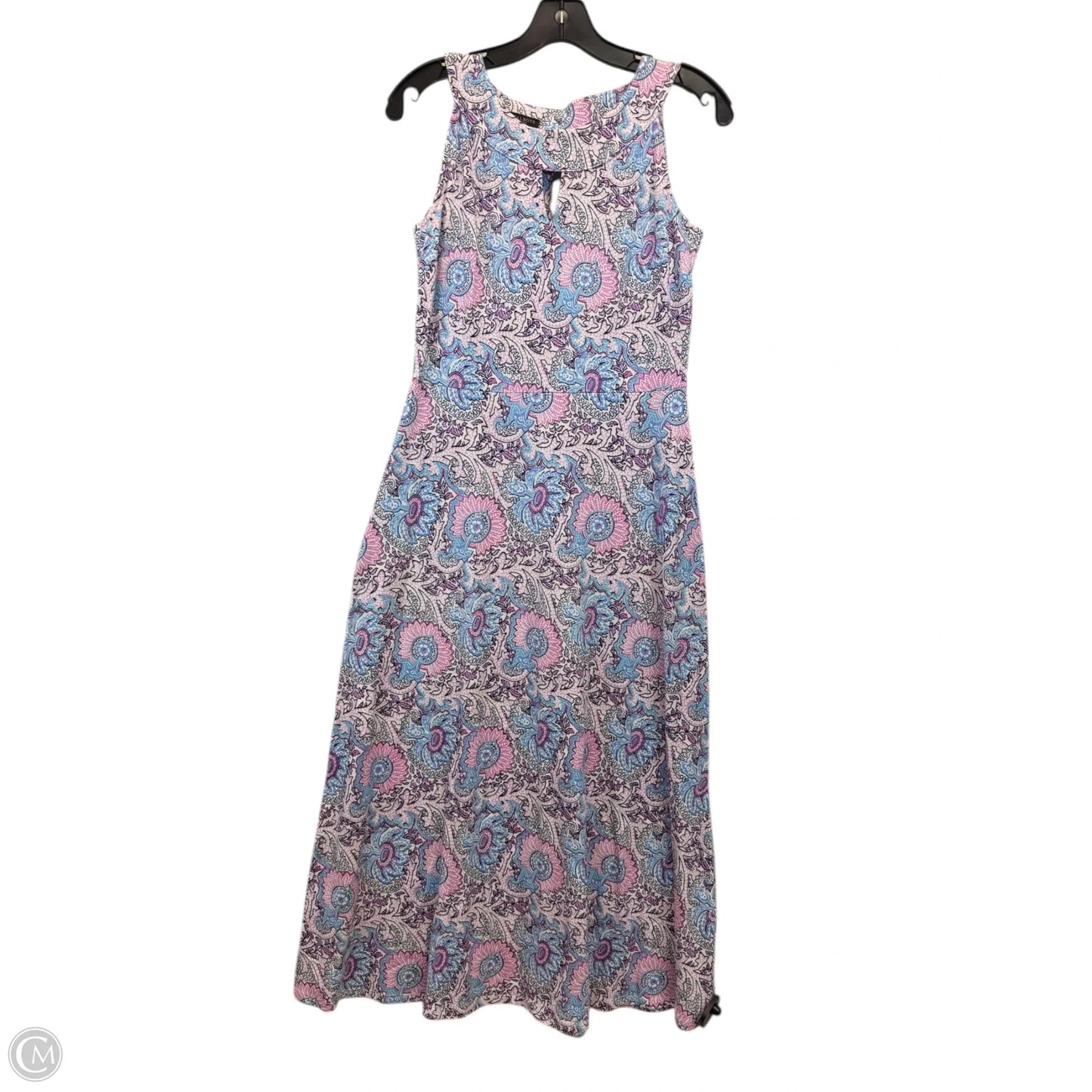 Dress Casual Maxi By Talbots In Blue & Purple, Size: Sp