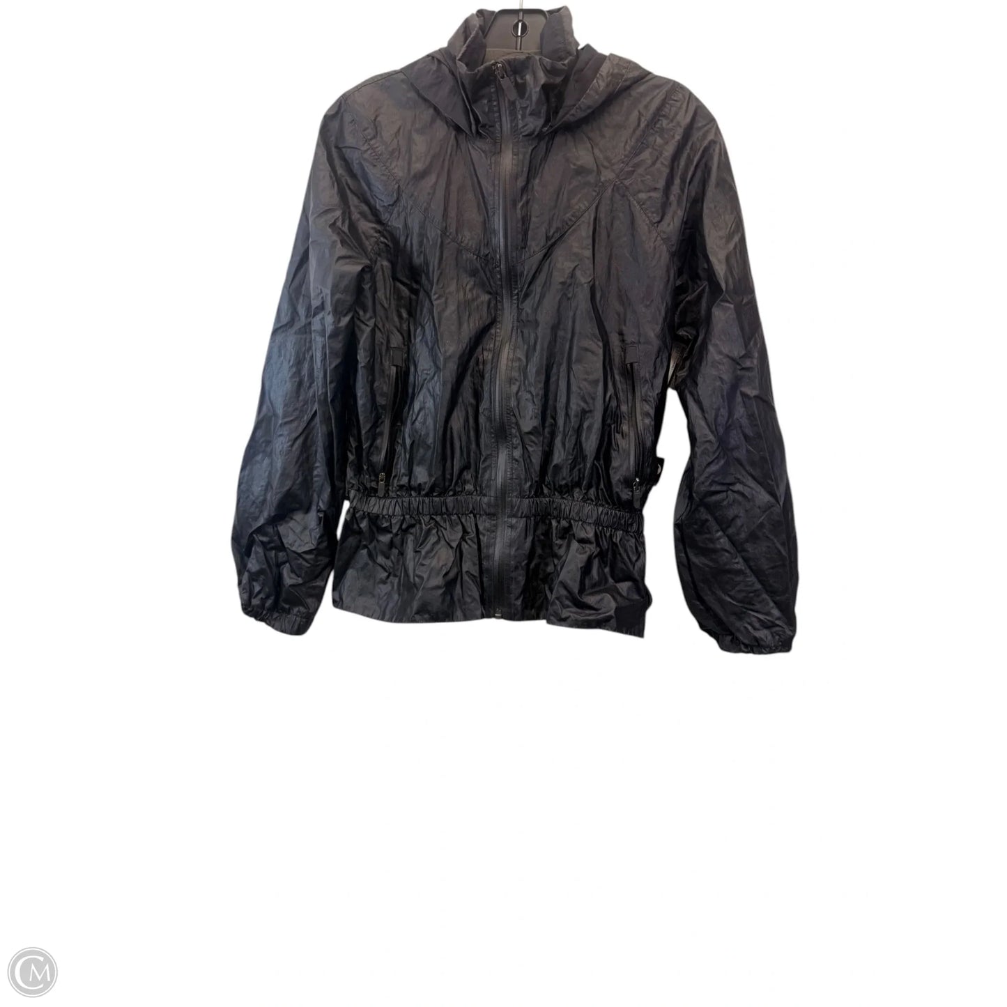 Athletic Jacket By Lululemon In Black, Size: 4