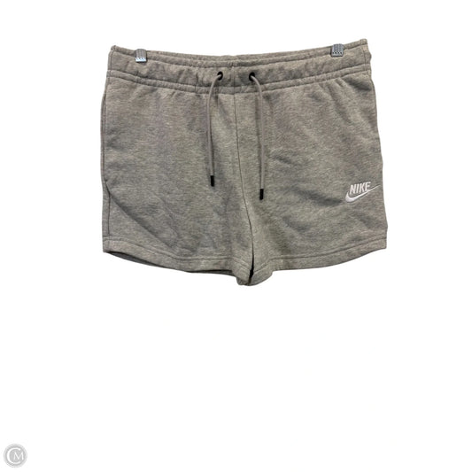 Athletic Shorts By Nike In Grey, Size: S
