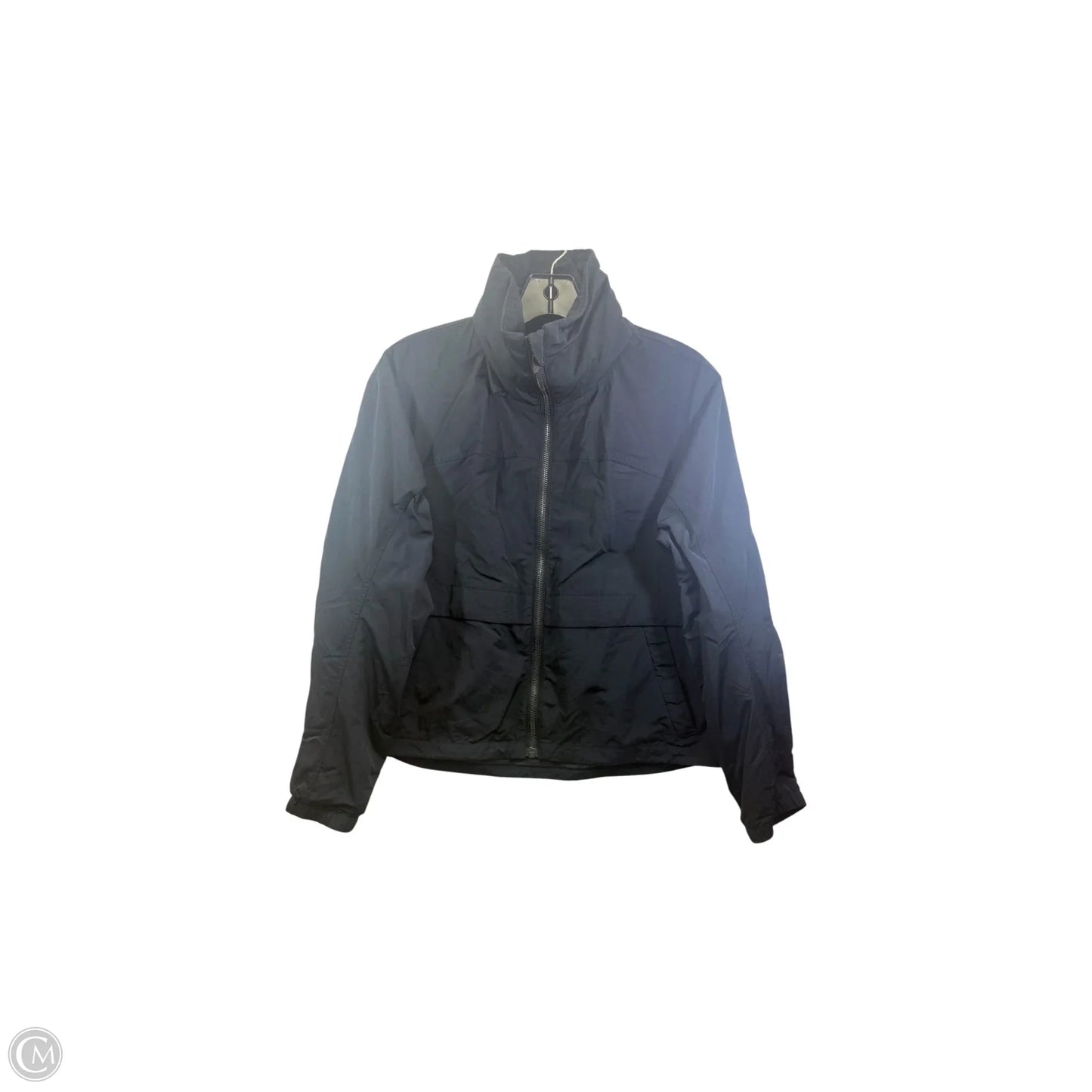 Athletic Jacket By Lululemon In Black, Size: 4