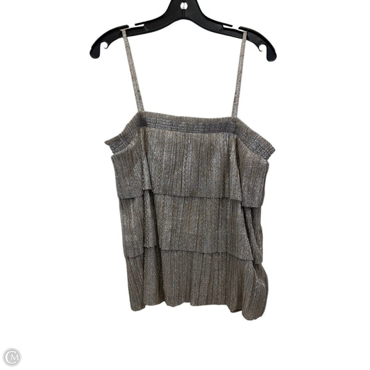 Top Sleeveless By Anthropologie In Bronze, Size: M