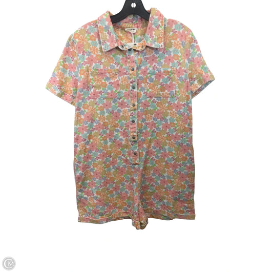 Romper By Storia In Floral Print, Size: L