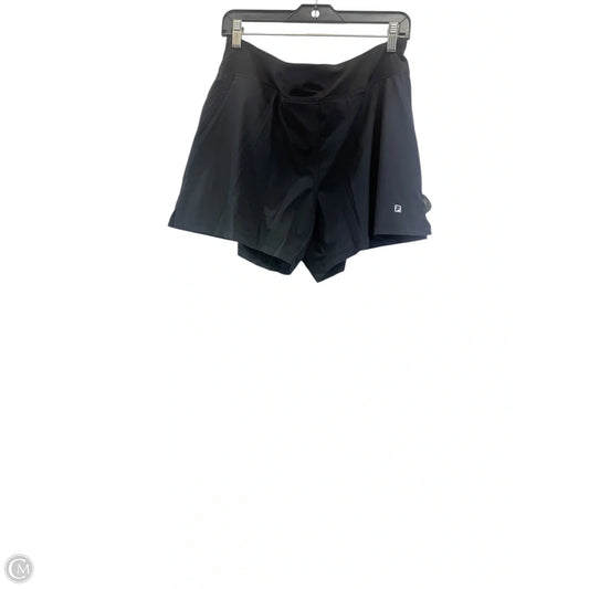 Athletic Shorts By Fila In Black, Size: L