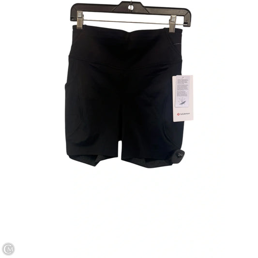 Athletic Shorts By Lululemon In Black, Size: 8