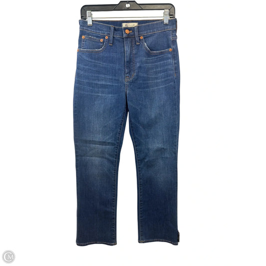 Jeans Boot Cut By Madewell In Blue Denim, Size: 4