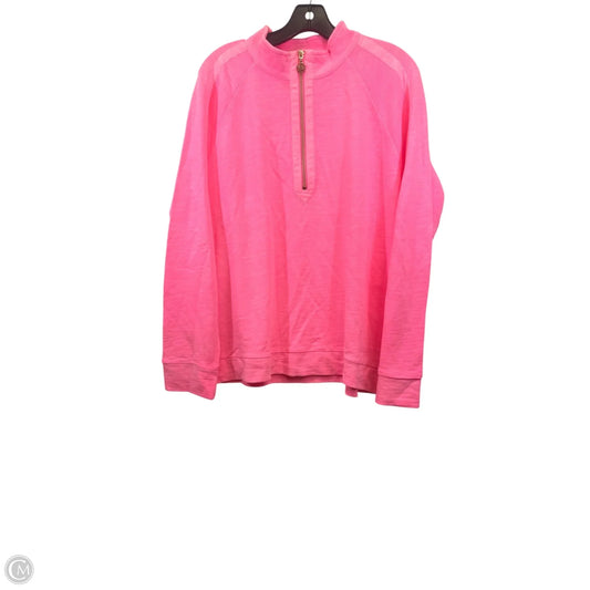 Top Long Sleeve Designer By Lilly Pulitzer In Pink, Size: Xl