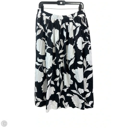 Skirt Designer By Kate Spade In Black & White, Size: M