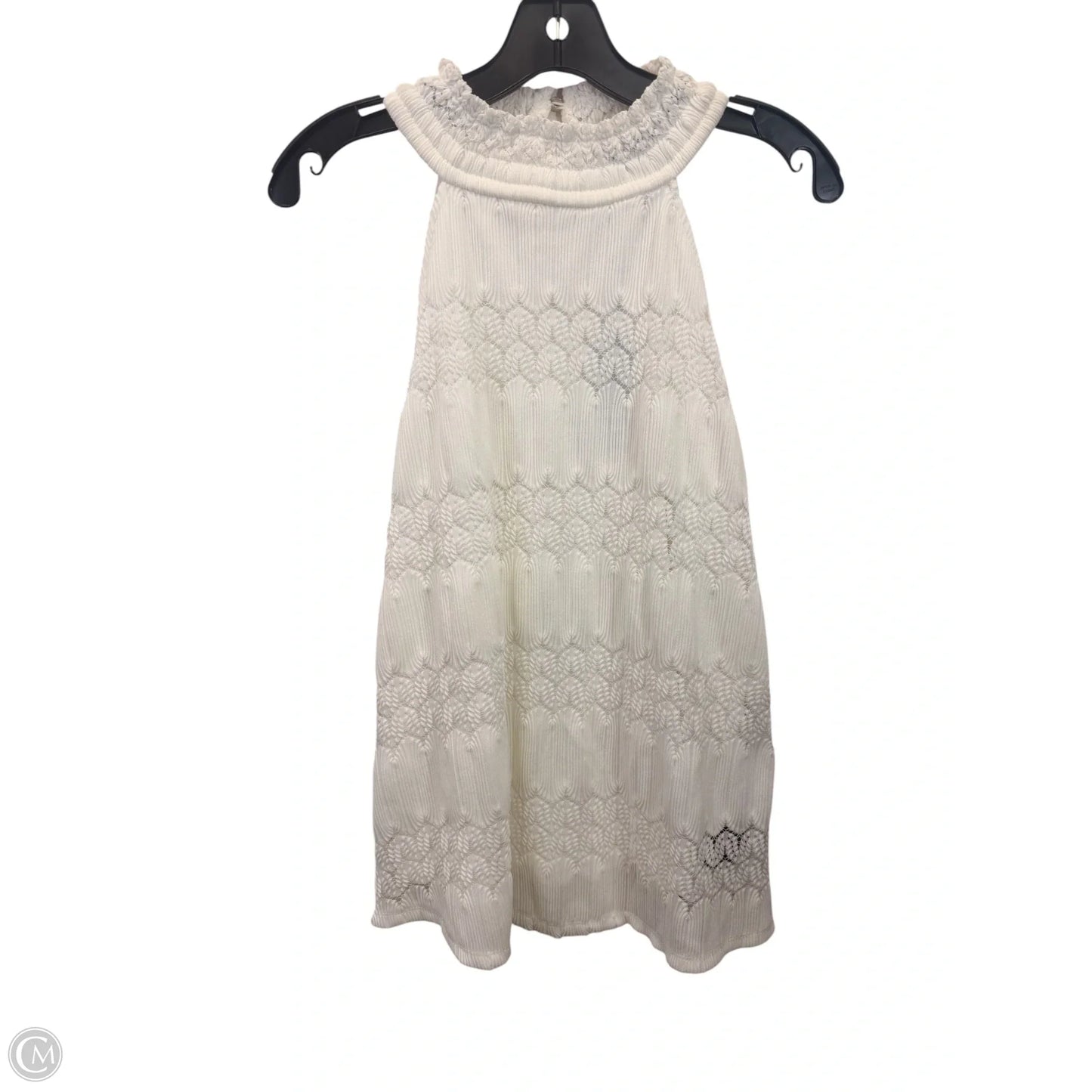 Top Sleeveless By Cable And Gauge In Cream, Size: L