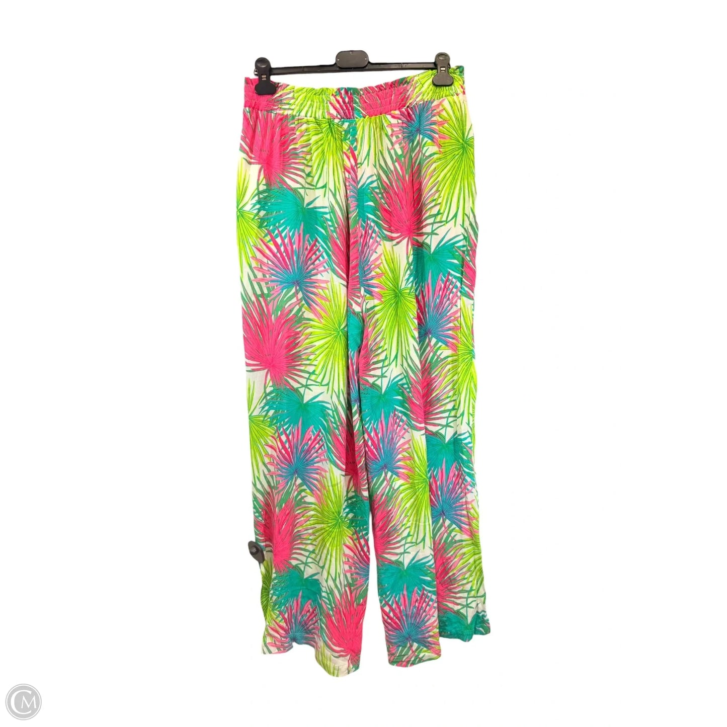 Pants Wide Leg By Rose And Olive In Tropical Print, Size: Xl