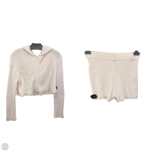 Shorts Set By Moon And Madison In Cream, Size: L