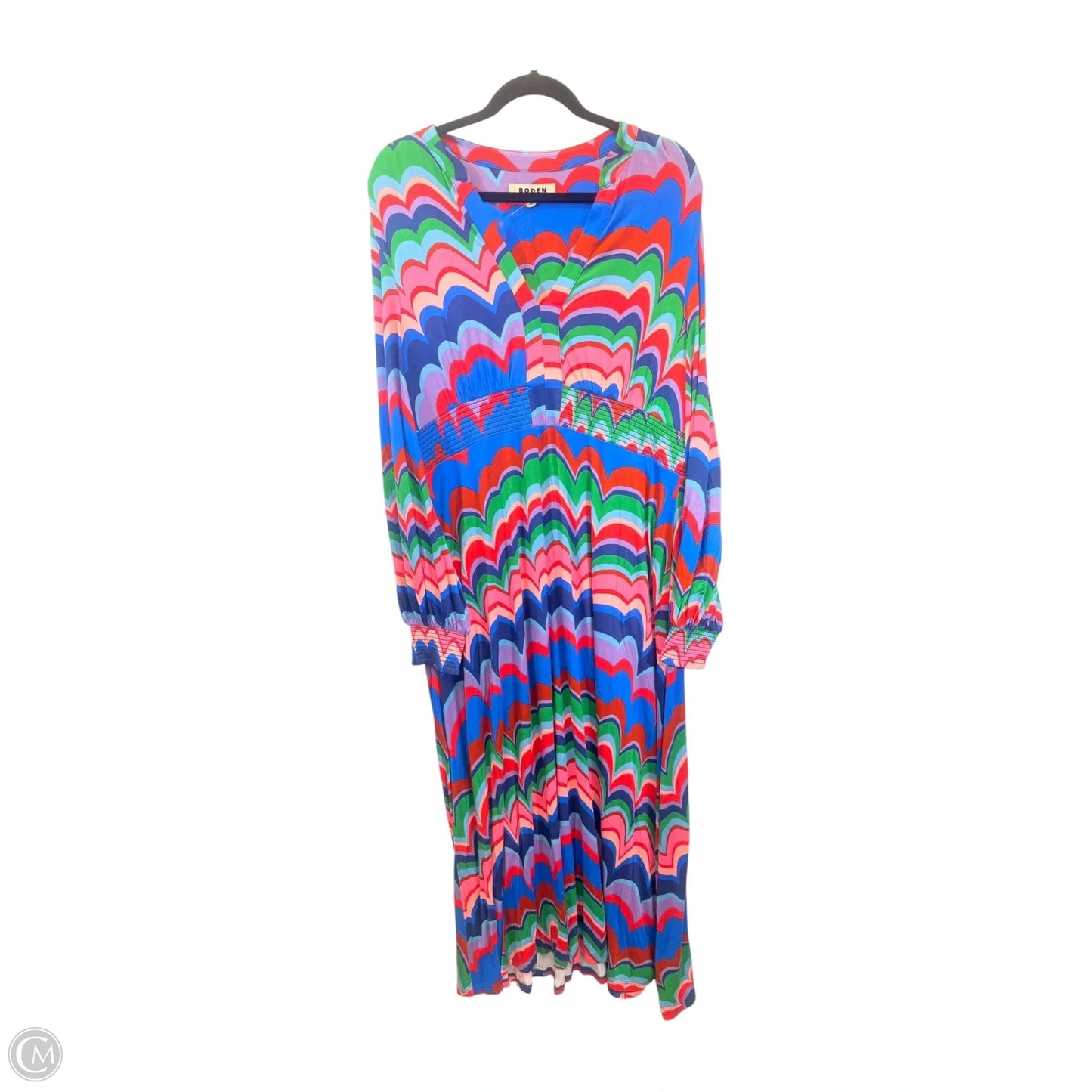 Dress Casual Maxi By Boden In Blue & Green, Size: Xl