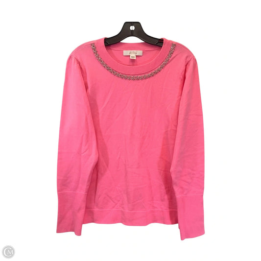 Sweater Designer By Lilly Pulitzer In Pink, Size: Xl