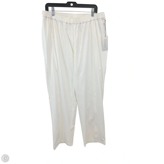Athletic Pants By Zenergy By Chicos In White, Size: Xl