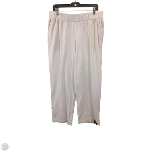 Pants Lounge By Soft Surroundings In White, Size: L