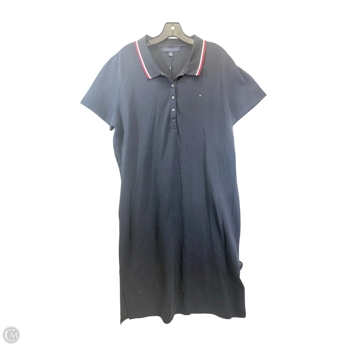 Dress Casual Maxi By Tommy Hilfiger In Navy, Size: Xl