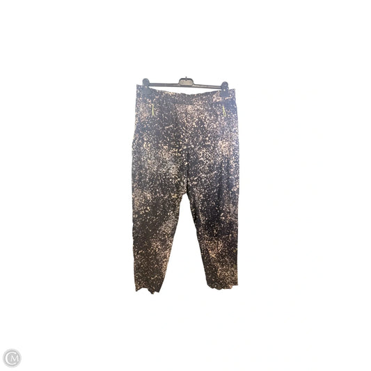 Athletic Pants By Lululemon In Black & Tan, Size: M