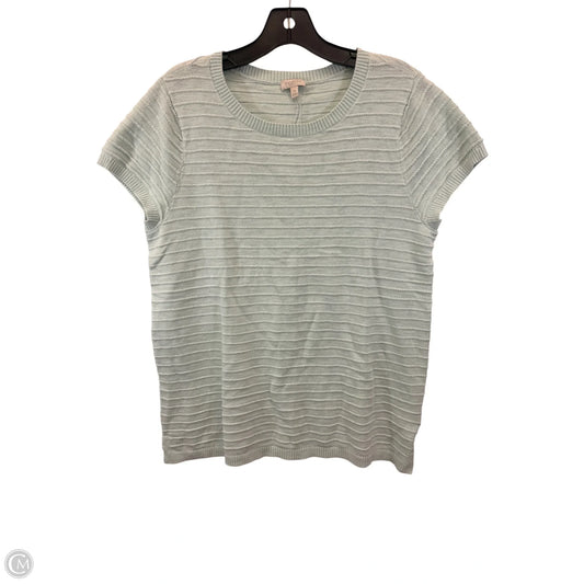 Top Short Sleeve By Talbots In Green, Size: Mp